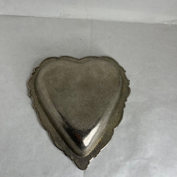 Vintage F.B. Rogers Silverplate Bon Bon Dish In Forget Me Not Pattern Japan - Picture 2 of 4